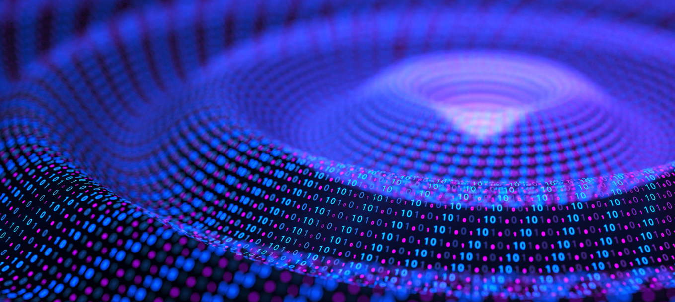 Datalake in a circle with codes